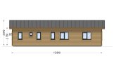 Casa de madeira para habitação JULIA RV (Isolamento térmico PLUS, 44 mm + revestimento), 95 m² specification 4