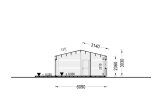 Casa de madeira pré-fabricada NICOLE (44 mm + revestimento), 68 m² specification 6