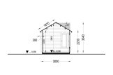 Abrigo de jardim em madeira CLOCKHOUSE (34 mm), 4x3 m, 12 m² specification 6