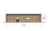 Casa de madeira para habitação BELLA 3 RV (Isolamento térmico PLUS, 44 mm + revestimento), 75 m² specification 4