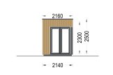 Escritório de jardim PREMIUM (34 mm + revestimento), 2x2 m, 4 m² specification 2