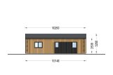 Casa de madeira pré-fabricada SELENE (Isolamento térmico, 44 mm + revestimento), 54 m² specification 4