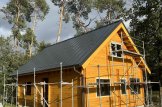 Casa de madeira pré-fabricada DORIS (Isolamento térmico PLUS, 44+44 mm), 80 m² customer 1