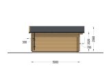 Casa de madeira para jardim DREUX (34 mm), 5x5 m, 25 m² specification 3