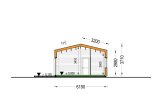 Casa de madeira para habitação NICOLE RV (Isolamento térmico PLUS, 44 mm + revestimento), 68 m² specification 6