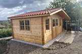 Casa de madeira para jardim CLARA (66 mm), 7x4 m, 28 m² customer 1