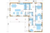 Casa pré-fabricada para habitação PAULA PV (Isolamento térmico PLUS, 44 mm + revestimento), 118 m² specification 1