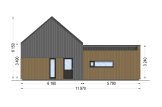 Casa pré-fabricada para habitação MIRABEL PV (Isolamento térmico PLUS, 44 mm + revestimento), 70 m² specification 4