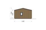 Casa pré-fabricada para habitação NICOLE PV (Isolamento térmico PLUS, 44 mm + revestimento), 67 m² specification 3