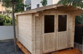 Abrigo de jardim em madeira PETER (34 mm), 3x4 m, 12 m² customer 2
