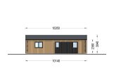 Casa de madeira pré-fabricada SELENE (44 mm + revestimento), 54 m² specification 4