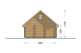 Casa de madeira pré-fabricada LIVINGTON S (44 mm), 50 m² specification 5