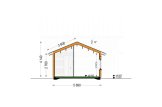 Casa de madeira para habitação HOLLAND RV (Isolamento térmico PLUS, 44 mm + revestimento), 116 m² specification 8