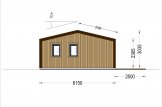Casa de madeira pré-fabricada ANGELA (Isolamento térmico, 44 mm + revestimento), 50 m² specification 5