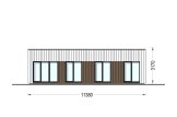 Casa pré-fabricada para habitação BELLA 2 PV (Isolamento térmico PLUS, 44 mm + revestimento), 60 m² specification 2