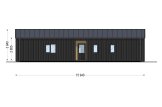 Casa de madeira para habitação ROBERTA RV (Isolamento térmico PLUS, 44 mm + revestimento), 95 m² specification 2