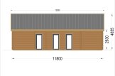 Casa de madeira ADALINE S (44 mm), 45 m² specification 4