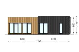 Casa de madeira para habitação MALLY RV (Isolamento térmico PLUS, 44 mm + revestimento), 70 m² specification 2