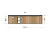 Casa de madeira pré-fabricada PREMIUM S (Isolamento térmico, 34 mm + revestimento), 10.5x4.5 m, 47 m² specification 4