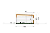 Casa de madeira para habitação BELLA 2 RV (Isolamento térmico PLUS, 44 mm + revestimento), 60 m² specification 6
