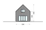 Casa de madeira para habitação ALINA RV (Isolamento térmico PLUS, 44 mm + revestimento), 46 m² specification 3