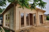 Casa de madeira para jardim MAJA (44 mm), 7,5x4 m, 30m² customer 1
