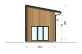 Casa de madeira para habitação SOPHIA RV (Isolamento térmico PLUS, 34 mm + revestimento), 20 m² specification 4