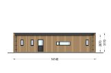Casa de madeira para habitação BELLA 3 RV (Isolamento térmico PLUS, 44 mm + revestimento), 75 m² specification 4