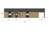 Casa de madeira para habitação TESSA RV (Isolamento térmico PLUS, 44 mm + revestimento), 130 m² specification 4