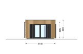 Abrigo de jardim em madeira PREMIUM (34 mm + revestimento), 7x4 m, 25 m² specification 5