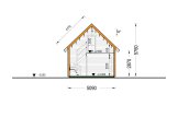 Casa de madeira pré-fabricada KARINA (Isolamento térmico, 34 mm + revestimento), 46 m² specification 7