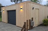 Garagem de madeira pré-fabricada para 1 carro SILVIA F (34 mm + revestimento), 5x6 m, 30 m² customer 1