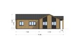 Casa de madeira para habitação TESSA RV (Isolamento térmico PLUS, 44 mm + revestimento), 130 m² specification 5