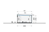 Casa de madeira pré-fabricada PREMIUM S (Isolamento térmico, 34 mm + revestimento), 10.5x4.5 m, 47 m² specification 6