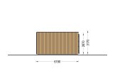 Casa de madeira para habitação BELLA 2 RV (Isolamento térmico PLUS, 44 mm + revestimento), 60 m² specification 5