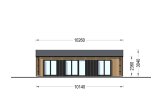 Casa de madeira pré-fabricada SELENE (44 mm + revestimento), 54 m² specification 2