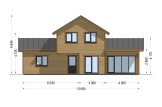 Casa de madeira para habitação HOLLAND RV (Isolamento térmico PLUS, 44 mm + revestimento), 116 m² specification 3