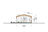 Casa de madeira pré-fabricada SELENE (Isolamento térmico, 44 mm + revestimento), 54 m² specification 6