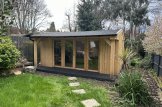 Abrigo de jardim em madeira EMMY S (Isolamento térmico, 34 mm + revestimento), 5x3 m, 15 m² customer 2