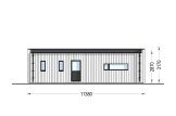 Casa pré-fabricada para habitação BELLA 2 PV (Isolamento térmico PLUS, 44 mm + revestimento), 60 m² specification 4