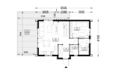 Casa de madeira para habitação ASTRID RV (Isolamento térmico PLUS, 44 mm + revestimento), 92 m² specification 1