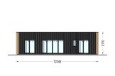 Casa de madeira para habitação BELLA I RV (Isolamento térmico PLUS, 44 mm + revestimento), 46 m² specification 2