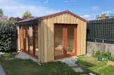Escritório de jardim EMMY (Isolamento térmico, 34 mm + revestimento), 3x3 m, 9 m² customer 1