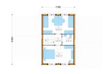 Casa de madeira para habitação HOLLAND RV (Isolamento térmico PLUS, 44 mm + revestimento), 116 m² specification 2