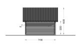 Casa de madeira para habitação KARINA RV (Isolamento térmico PLUS, 44 mm + revestimento), 46 m² specification 4