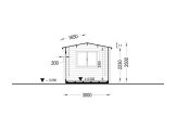 Abrigo de jardim em madeira OAK (34 mm), 6x3 m, 16 m² specification 6