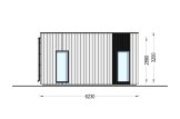 Casa pré-fabricada para habitação LUCIA 1 PV (Isolamento térmico PLUS, 44 mm + revestimento), 57 m² specification 3