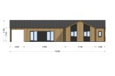 Casa de madeira para habitação TESSA RV (Isolamento térmico PLUS, 44 mm + revestimento), 130 m² specification 2