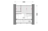 Casa de madeira pré-fabricada LIVINGTON S (44 mm), 50 m² specification 2