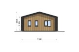 Casa de madeira para habitação ROBERTA RV (Isolamento térmico PLUS, 44 mm + revestimento), 95 m² specification 5